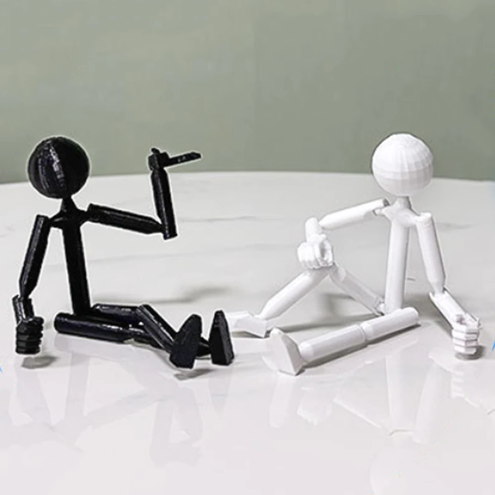 

Multi-Jointed Multi Joint Stickman Toy Movable 3D Printing 3D Printed Mannequin Novelty Model Doll Stickman Assembled Robot