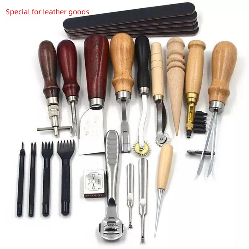 

Leather tool sets, hand-sewing sets, craft sets