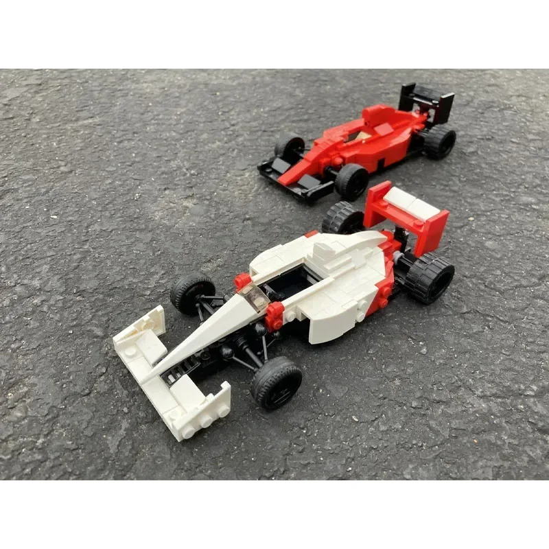 フォーミュラa1:27クラシックレーシングカーアセンブリ、MOC-43077、MOC-43077、ビルディングブロックモデル、159、パーツ、子供の誕生日のおもちゃギフト