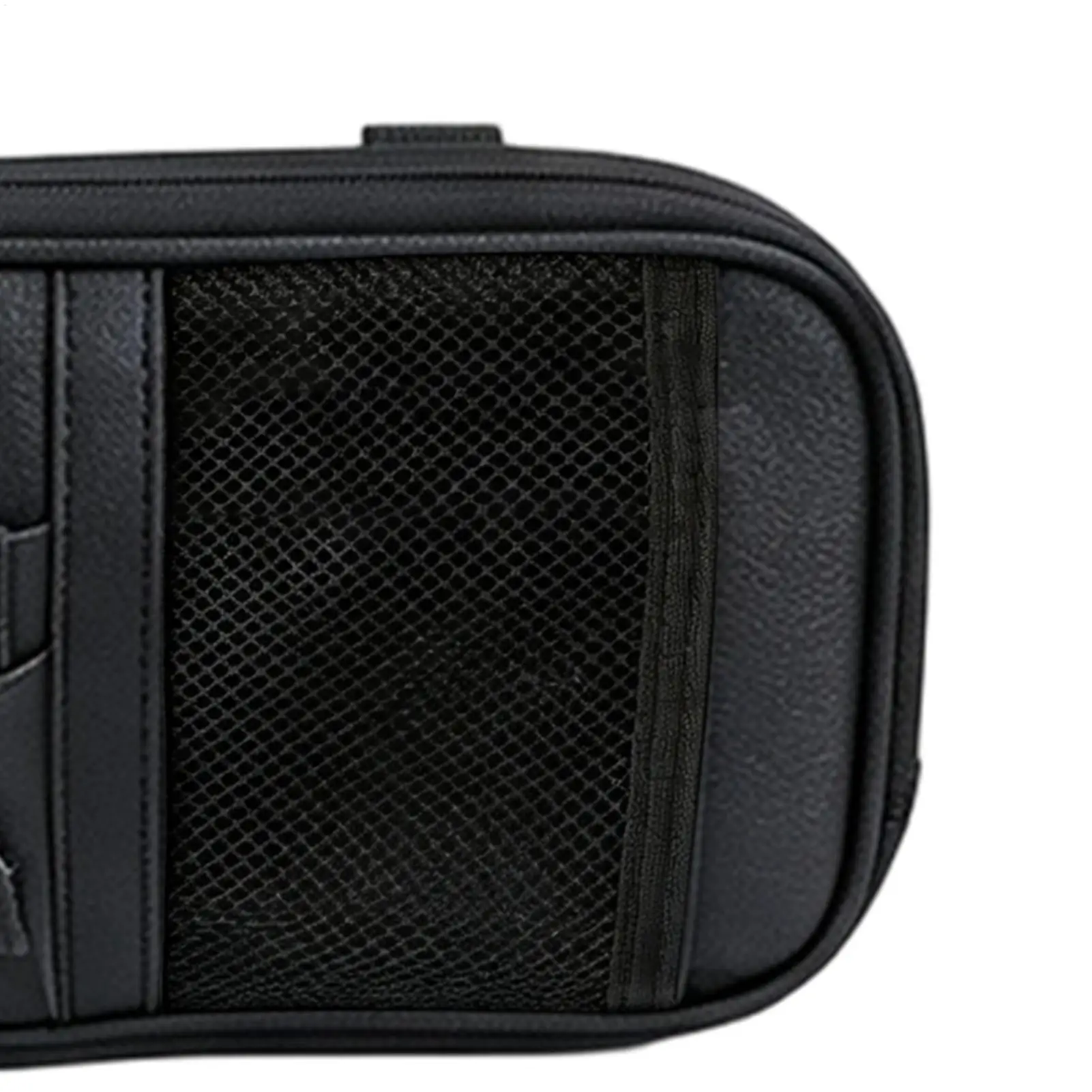 Sunvisor Organizer PU Leather Multi-Pocket Universal Zipper Bag Car Storage Organizers For Vehicle Interior Registration