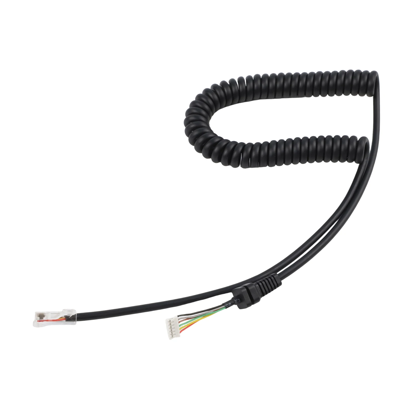 Flexible Replacement Microph Cable for Yaesu Radios FT7800 FT8800 FT8900 FT1807 up to Hundred Fifty Centimeters