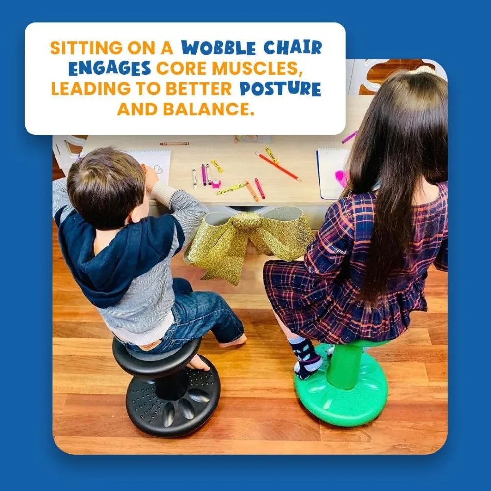 Studico cadeiras de aprendizagem ajustáveis Wobble Stool, sala de aula flexível Assentos, Melhora o foco, Postura