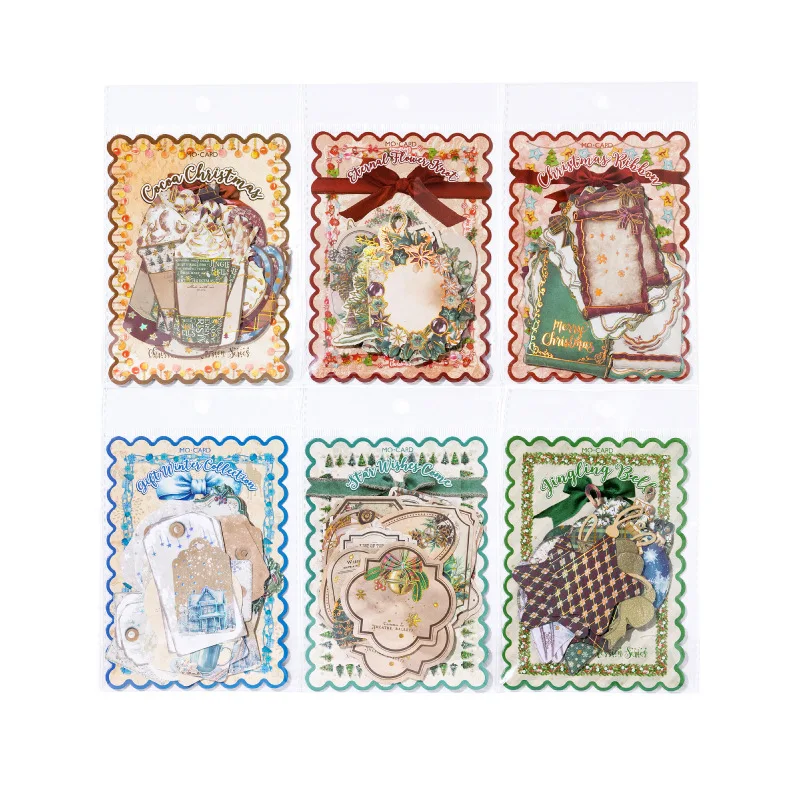 Christmas Planner Sticker Vintage Writeable Sticker For Office Holiday Embellishments Journaling