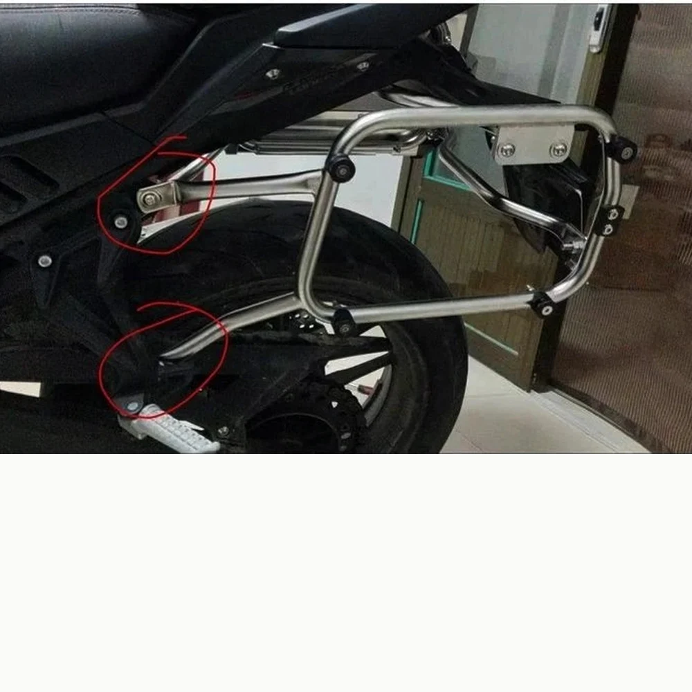 Side box bracket For VOGE DS500  DS525 Luggage rack modification Rally aluminum alloy side box and side box bracket
