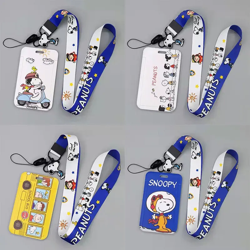 

Милые мультяшные ремешки-шнурки Снупи для ключей, брелоков, ID-карт, чехлов для кредитных карт, пропусков, подвесок для мобильных телефонов, шейных ремешков, держателей для бейджей, подарок