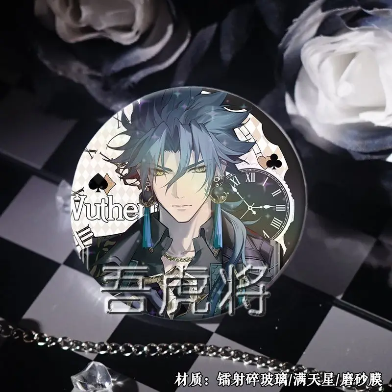 2025 لعبة جديدة Wuthering موجات جيان شانتي بروش BagLapel دبوس تذكارية لينة زر قبعة الزخرفية صفيح شارة فتاة هدية