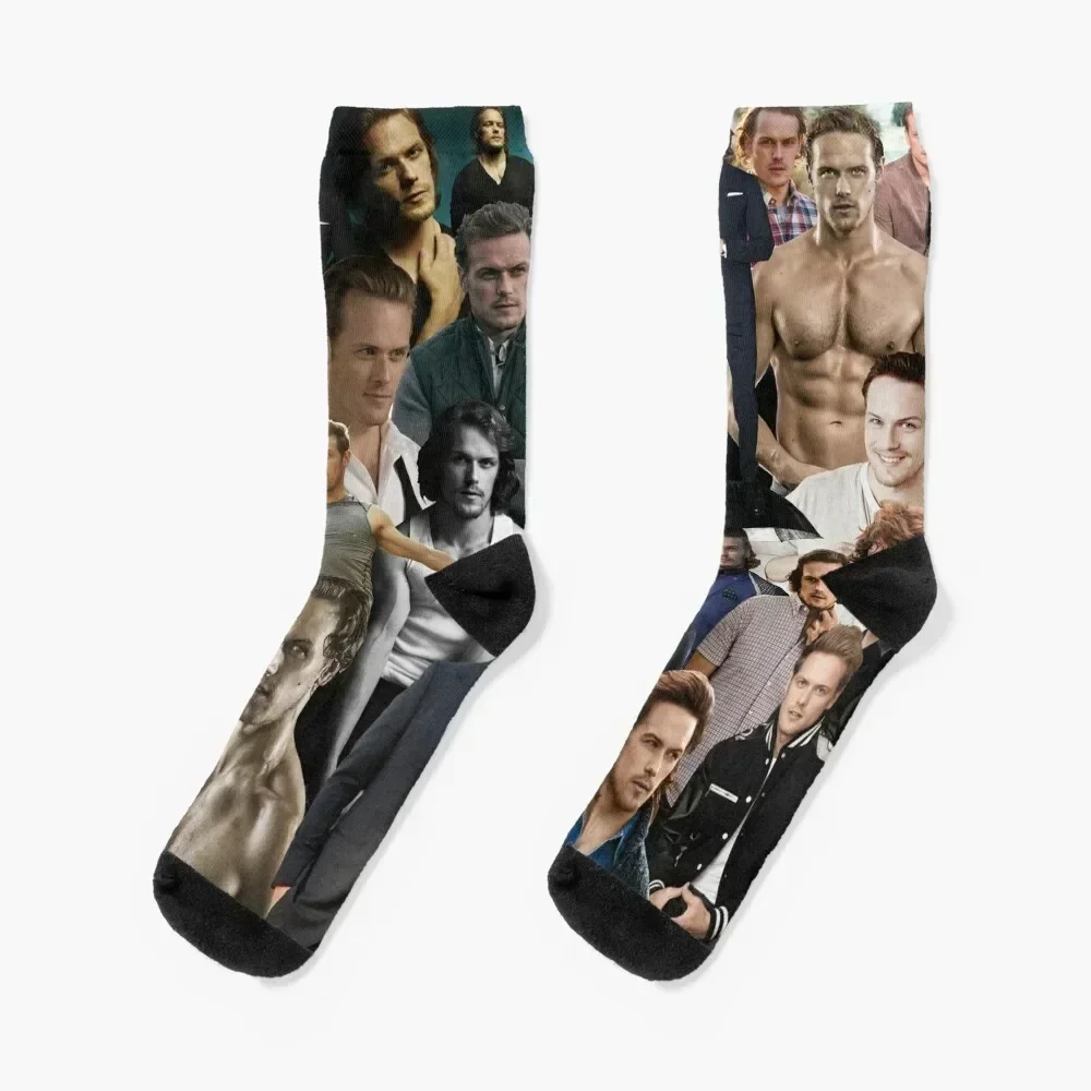 Sam Heughan Socks cotton Rugby new year luxury Luxury Woman Socks Men's