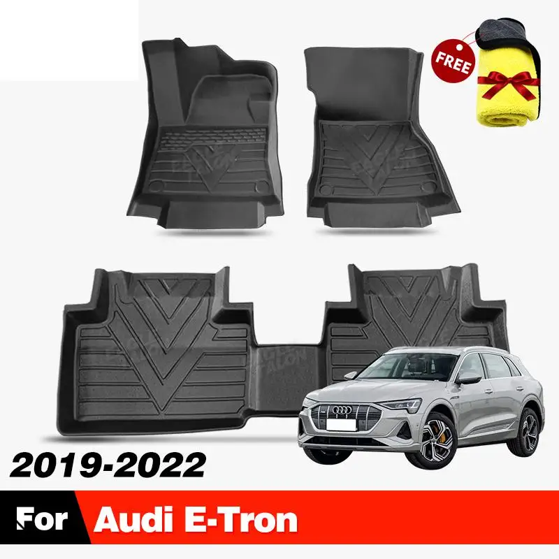 

Custom All-Weather TPE Floor Mat For Audi E-Tron 2019-2022 2020 2021 Waterproof Carpet Cover Auto Interior Protector Accessories