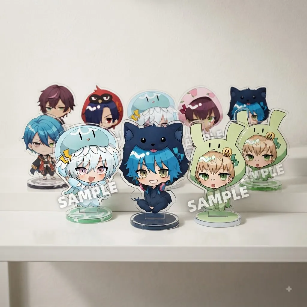 10CM NEW Anime DRAM Atical Murder Acrylic Keychain Model Cosplay Characters Ornament Accessories Good Collection Gifts