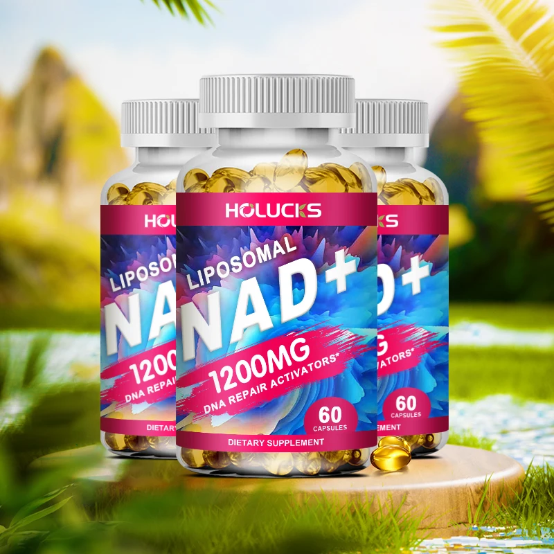 1200 mg Liposomal NAD Supplement,  Superior Absorption,  Boost NAD+ for Aging Defense, Energy, Longevity, 120 Softgels Capsules