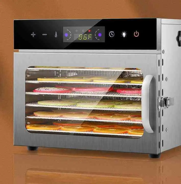Commercial & Fruit Vegetable Dryer, Precise Temperature Control Food Dehydrator Drying Machine