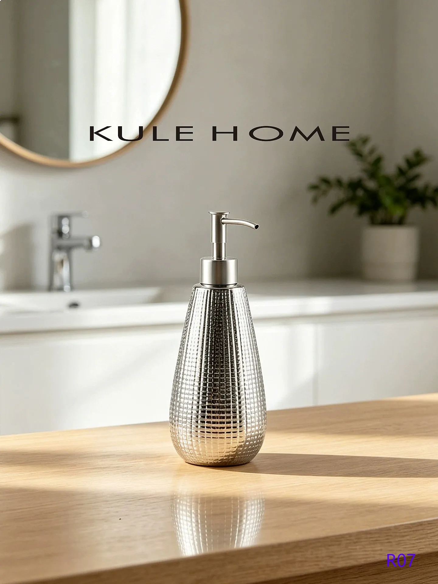 Luxury Ceramic Soap Dispenser Shampoo Body Wash Pump Bottle for Hotel