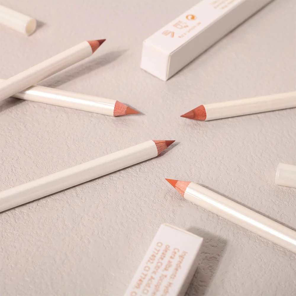 1g Etichetta privata Lip Liner Logo personalizzato 26 colori Lipliner Eyeliner Matita multiuso senza piombo Pigmento antiaderente Trucco sfuso