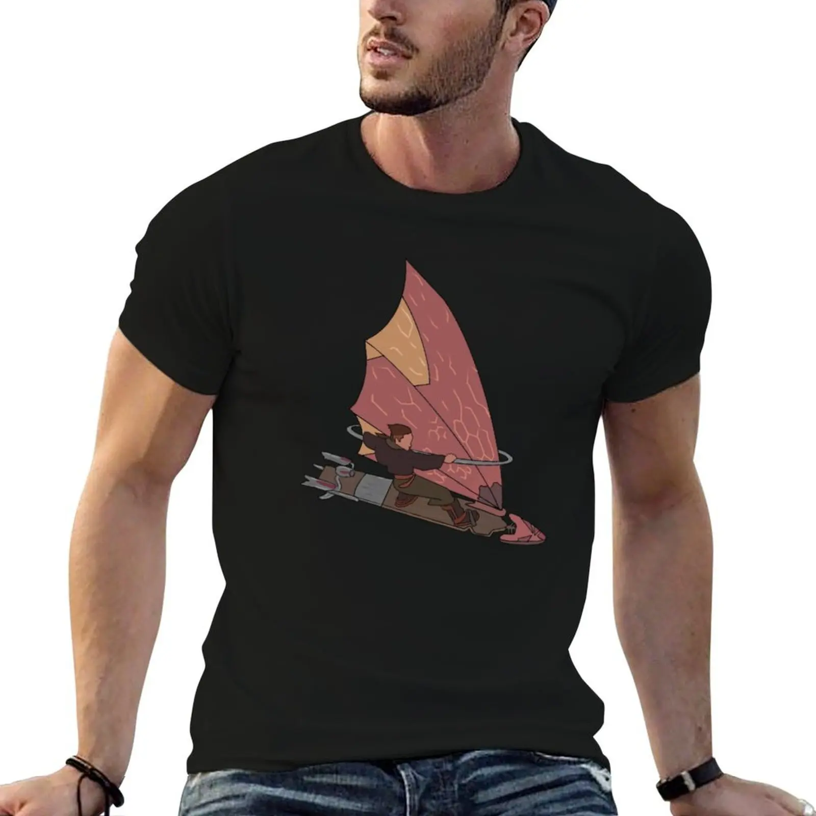

Treasure Planet, Jim Hawkins _amp_ Solarsurfer T-Shirt man t shirt heavy cotton funny t shirts cotton T-Shirt