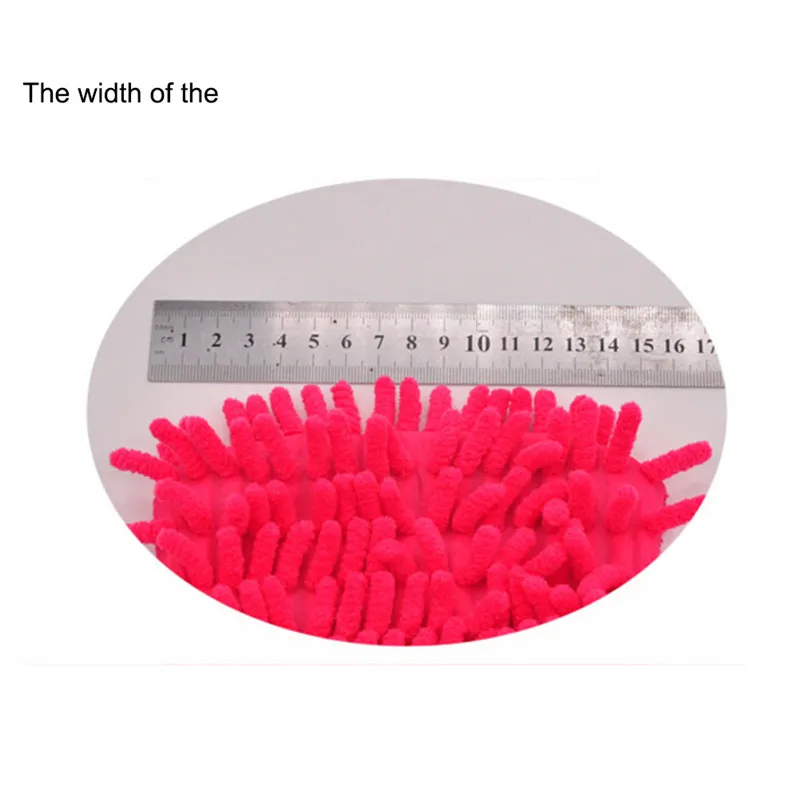 Hot sale 2 in 1 Ultrafine Fiber Chenille Microfiber Car Wash Glove Mitt Soft Mesh backing no scratch for Car Wash and Cleaning