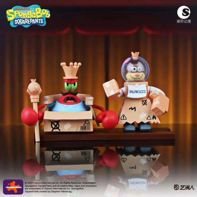 SpongeBob Moment Of Journey Series Blind Box Mystery Box Acrylic Scene 3D Desktop Ornament Trendy Toy Collectible Gift for Fans - view 4