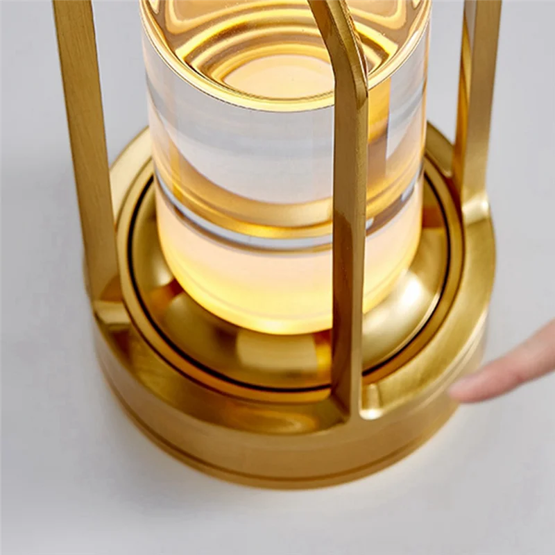 

AZ-Portable Outdoor Camping Light Outdoor Camping Light Originality Charging Nightlight Protection Bedside Lamp Silver