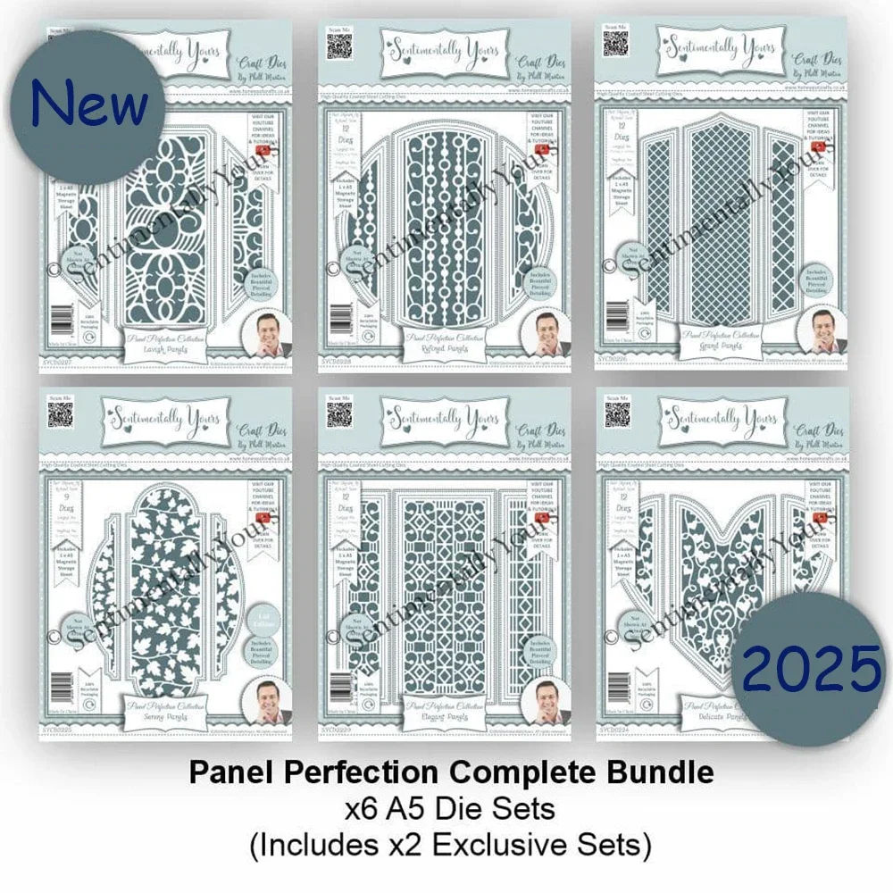 

Metal Cutting Dies Delicate Panels A5 Die Set Scrapbooking Craft Decoration Embossing Template DIY Handmade Christmas 2025 New