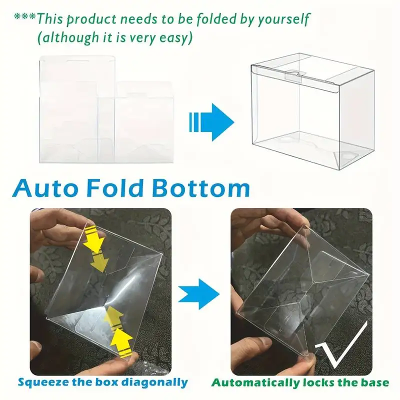 5/10 pcs ETB Plastic Protective Cases for Elite Trainer Box – 360° Clear View, Anti-Scratch, Dustproof Durable PET Card Storage
