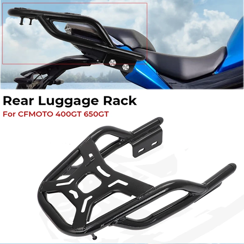 

Motorcycle Rear Luggage Rack For CFMOTO 400GT 650GT Rear Side Saddle Bag Box 400 650 GT Cargo Rack Support Shelf Holder Brackets