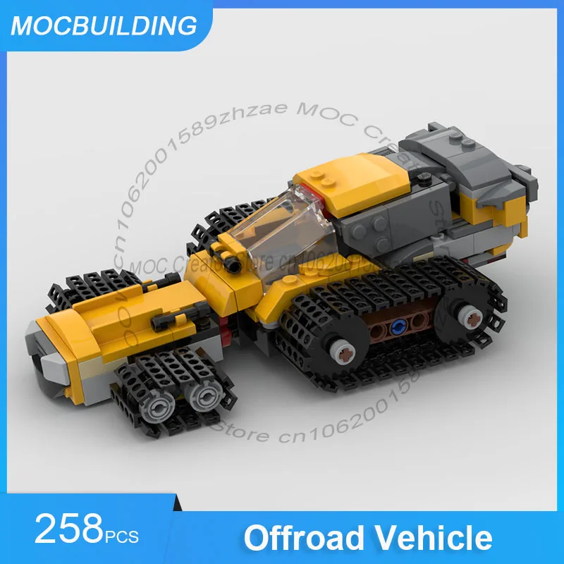 MOC Building Blocks Offroad Vehicle Model DIY Assemble Bricks Transportation Educational Creative Collection Toys Gifts 258PCS