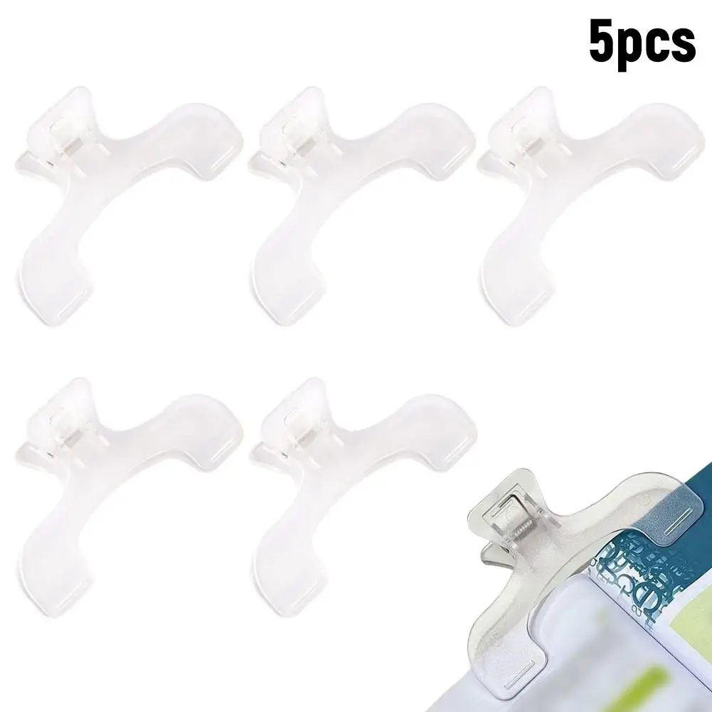 دراسة المكتب والقراءة مقاطع الإشارات المرجعية للمدرسة ﻿   مشابك صفحة شفافة خالية من الريش - مادة PP متينة أساسية