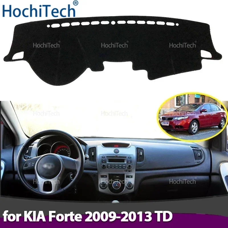 

Auto Dashboard Cover Dash Mat Board Pad Carpet Dashmat Anti-UV Mats for KIA Forte 2009 2010 2011 2012 2013 TD Sunshade Carpet