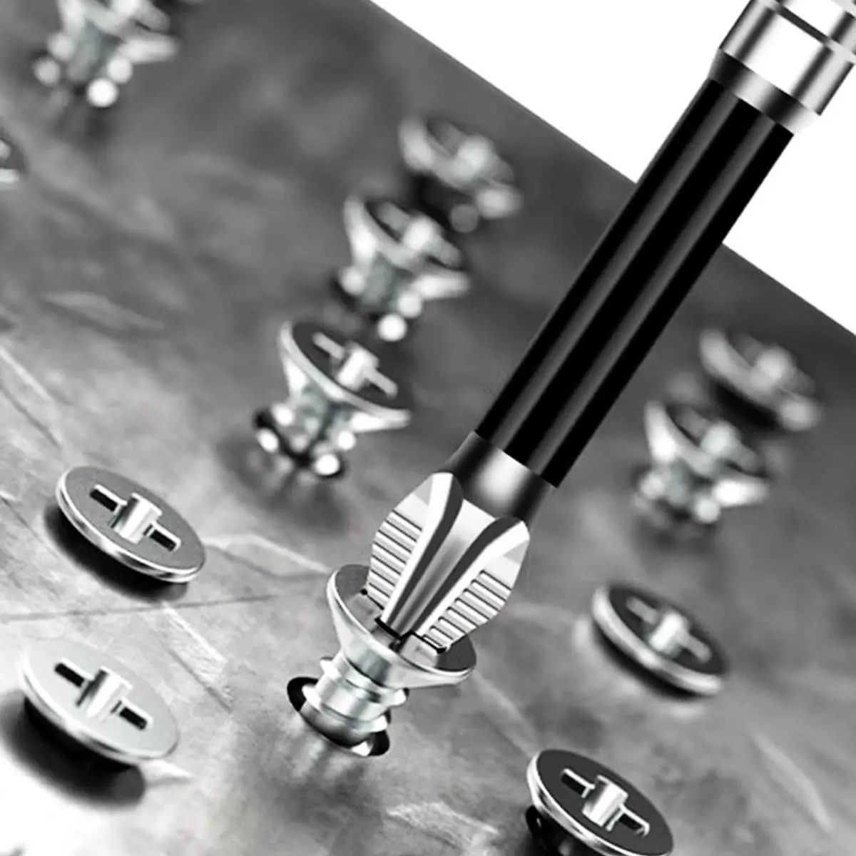 K5 تأثير مقاومة عدم الانزلاق بت سبائك الصلب قوي المغناطيسي عبر رئيس المفكات الكهربائية صلابة عالية لقمة ثقب مجموعة #3