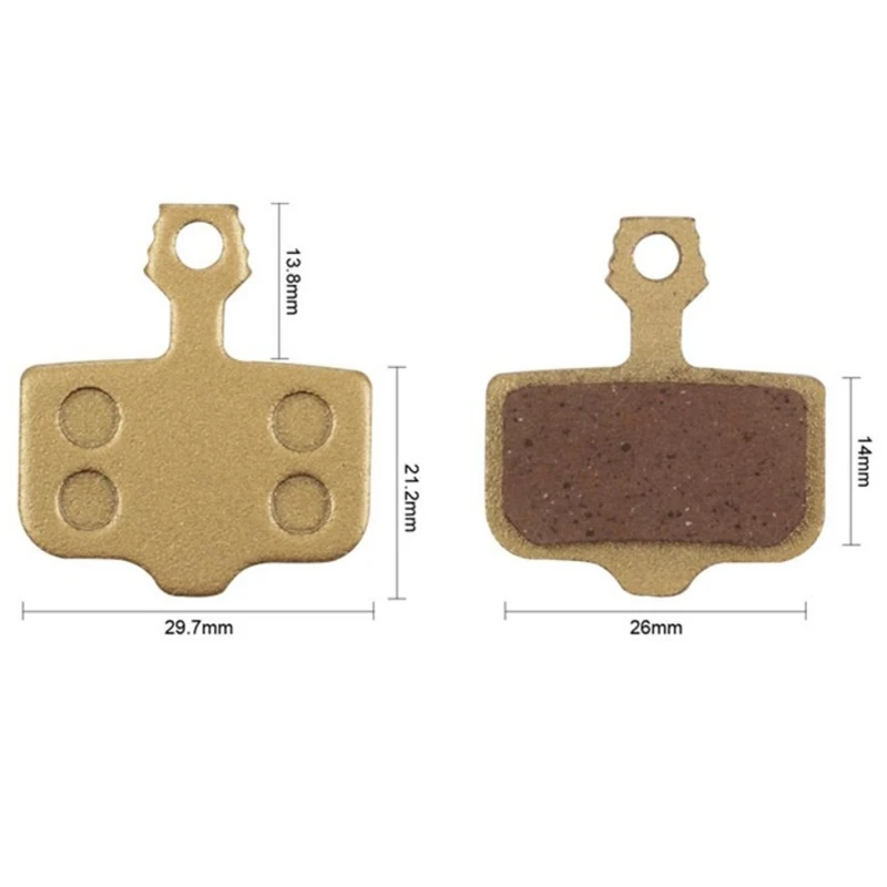 Metal Disc Brake Pads For Zero 8X 10X 11X VSETT 10 Kugoo G1 Segway Ninebot GT1 GT2 Wear MTB Electric Scooter Resistance Cycling