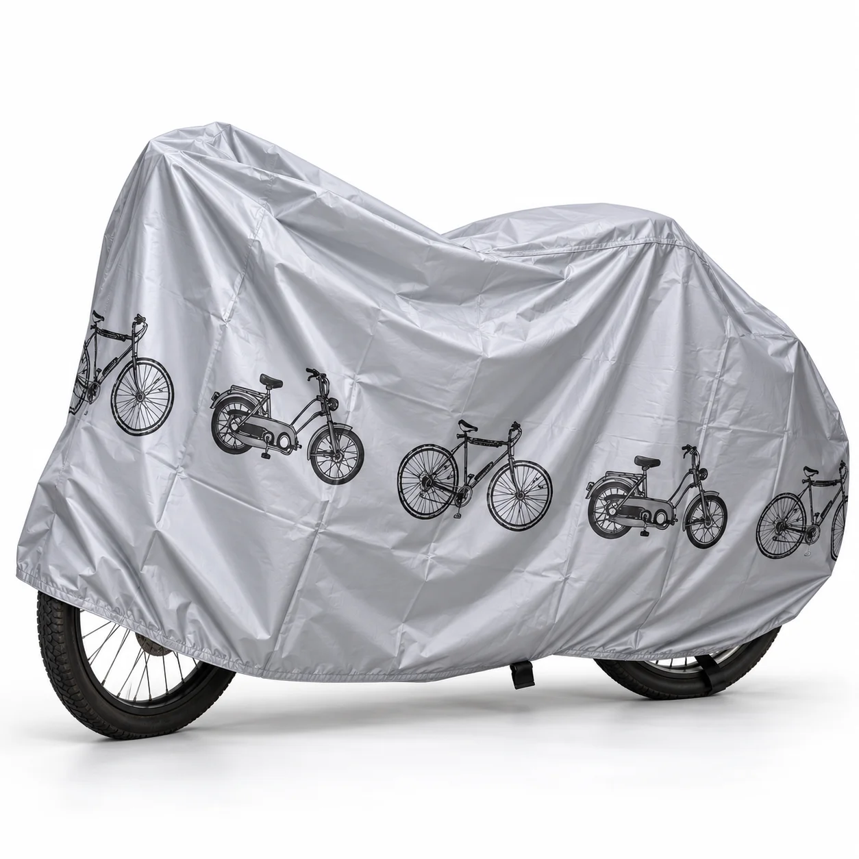 Universal Motorcycle Bicycle Cover Waterproof Anti UV Dustproof Outdoor Protective Cover for Bike Scooter E-Bike