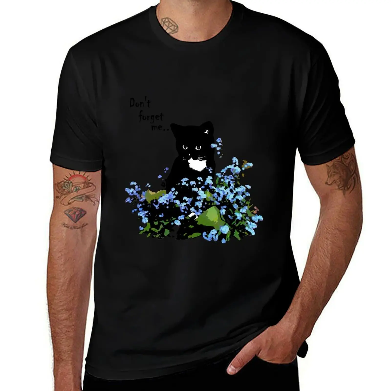 Cats Don't forget me T-Shirt Big Size Daily Wear T-Shirt