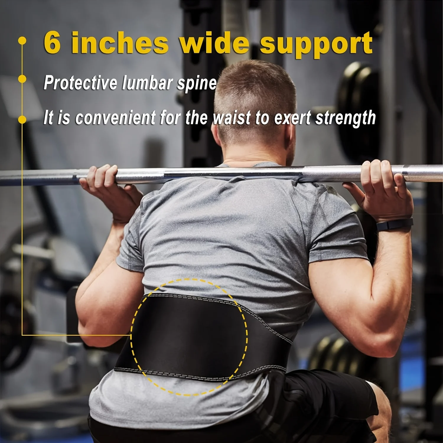 

Order a Size Up Bodybuilding Belt for Men and Women - Squat Deadlift Weightlifting Belt | PU Leather Fitness Belt Protective Eq