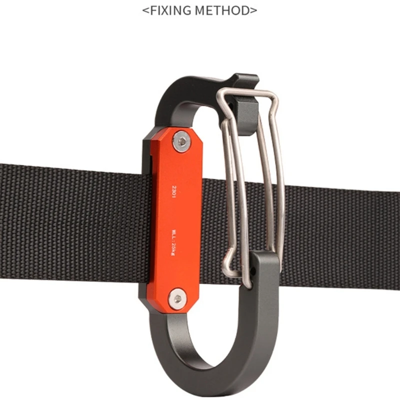 تعادل سريع معدات تسلق الصخور في صخور الصخور شاقية تسلق الكارابينر مقطع سريع معلق أداة رف دائمة