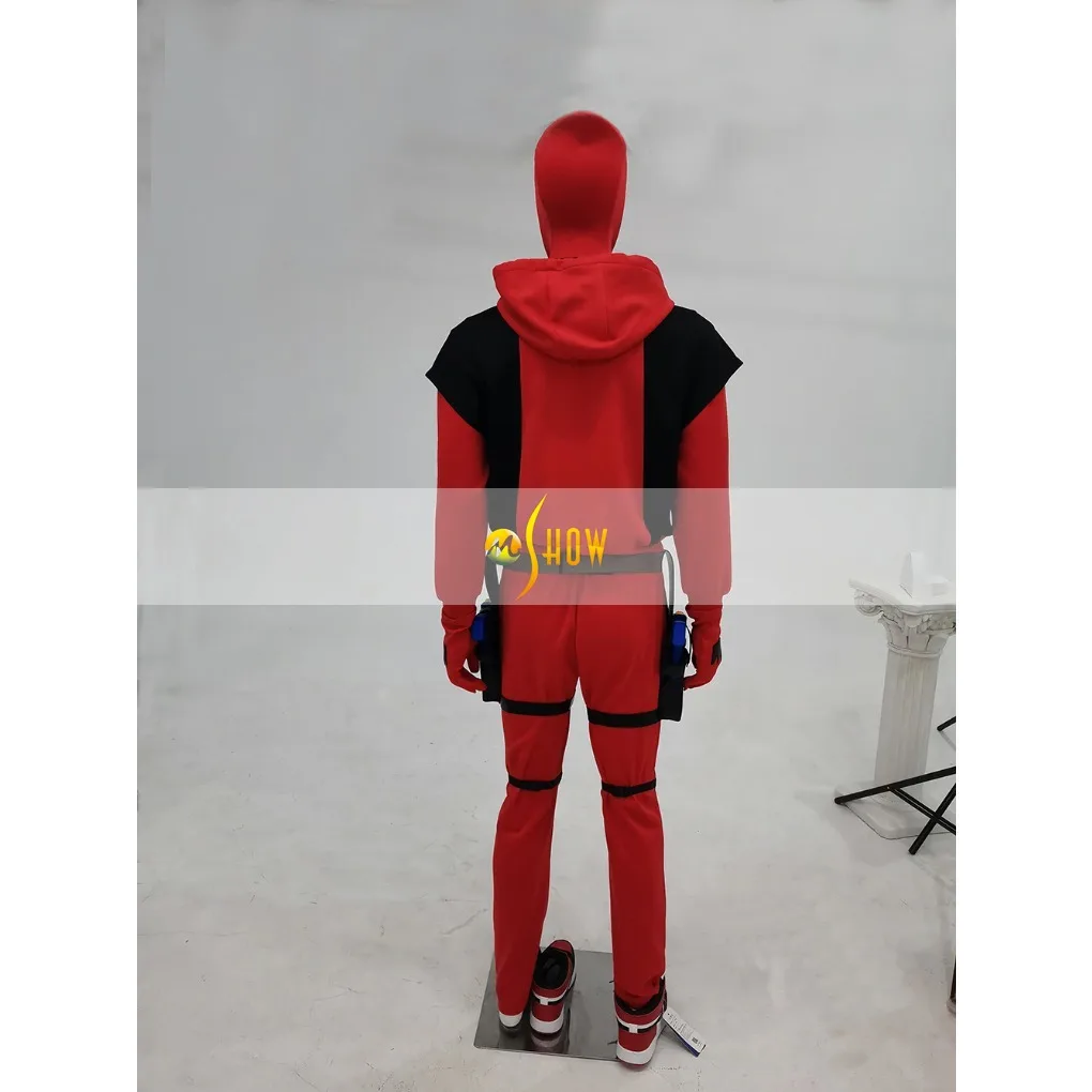 DP3 Superhero Red Soldier Wade Wilson Cosplay Hoodies  Carnival Halloween Costume