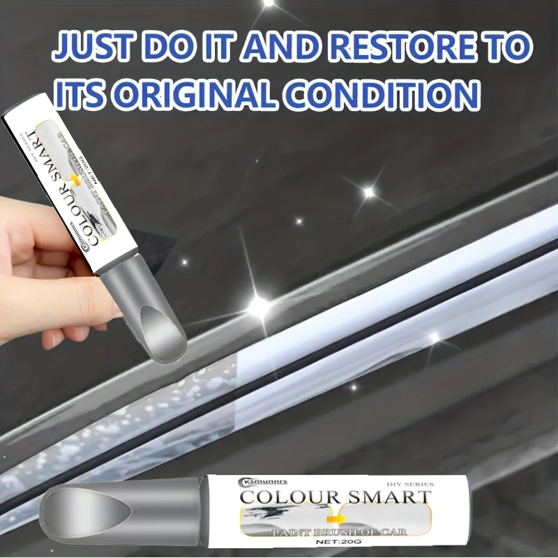 Multifunctional Silver Repair Pen - For Alloy Wheels, Chrome & Car Paint Silver Parts, Easy Repair for Scratches, Bumps and Pain