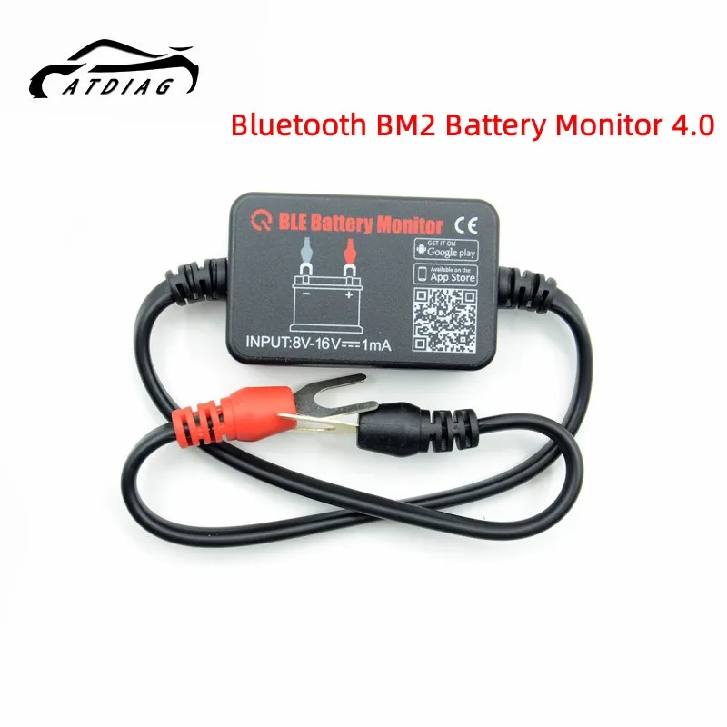 BM2 Bluetooth 12V Battery monitor Car Battery Analyzer Tester Diagnostic Tool for Android IOS iphone Digital Measurement Units