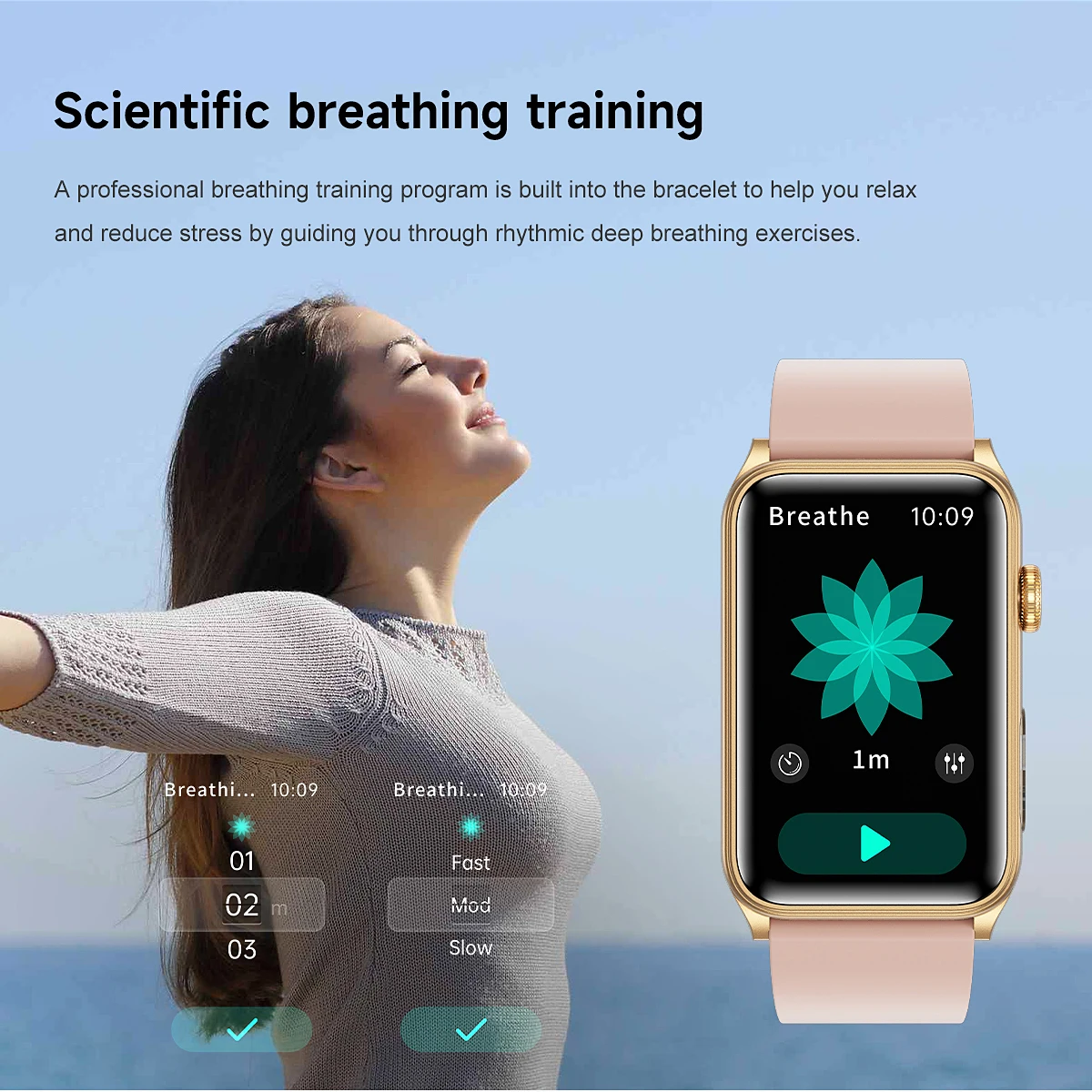 2025 Non-Invasive Blood Glucose Smart Bracelet Men Women Watch Heart Rate Spo2 Temperature Monitor Health Call Smart Bracelet