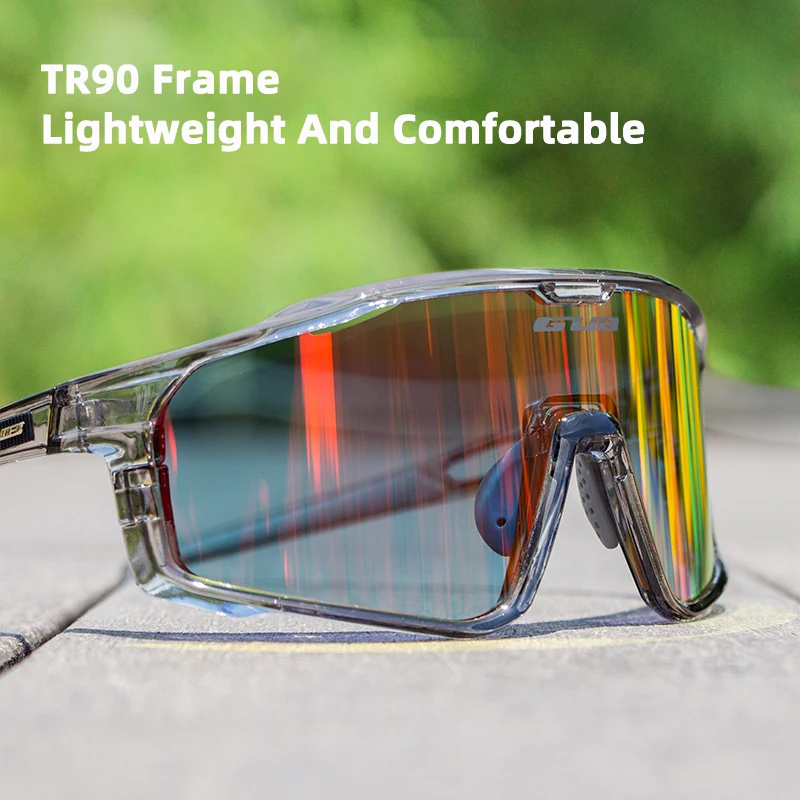 GUB Cycling Photochromic Glasses Professional HD Lens Men Women  Sunglasses Windproof Eyewear MTB Road Bike Goggles