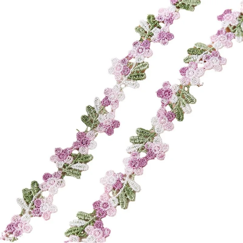 

45Yds 2cm Embroidered Water Soluble Multi Solid Color Fabric Jewelry Necklace Lace Daisy Boutique Ethnic Accessories 2026