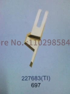 1PCS 227683 227683(Ti) Blade Strong H Knife Titanium Plating Cutter for Durkopp 697 Placket Cotton Machine Shoulder Installing