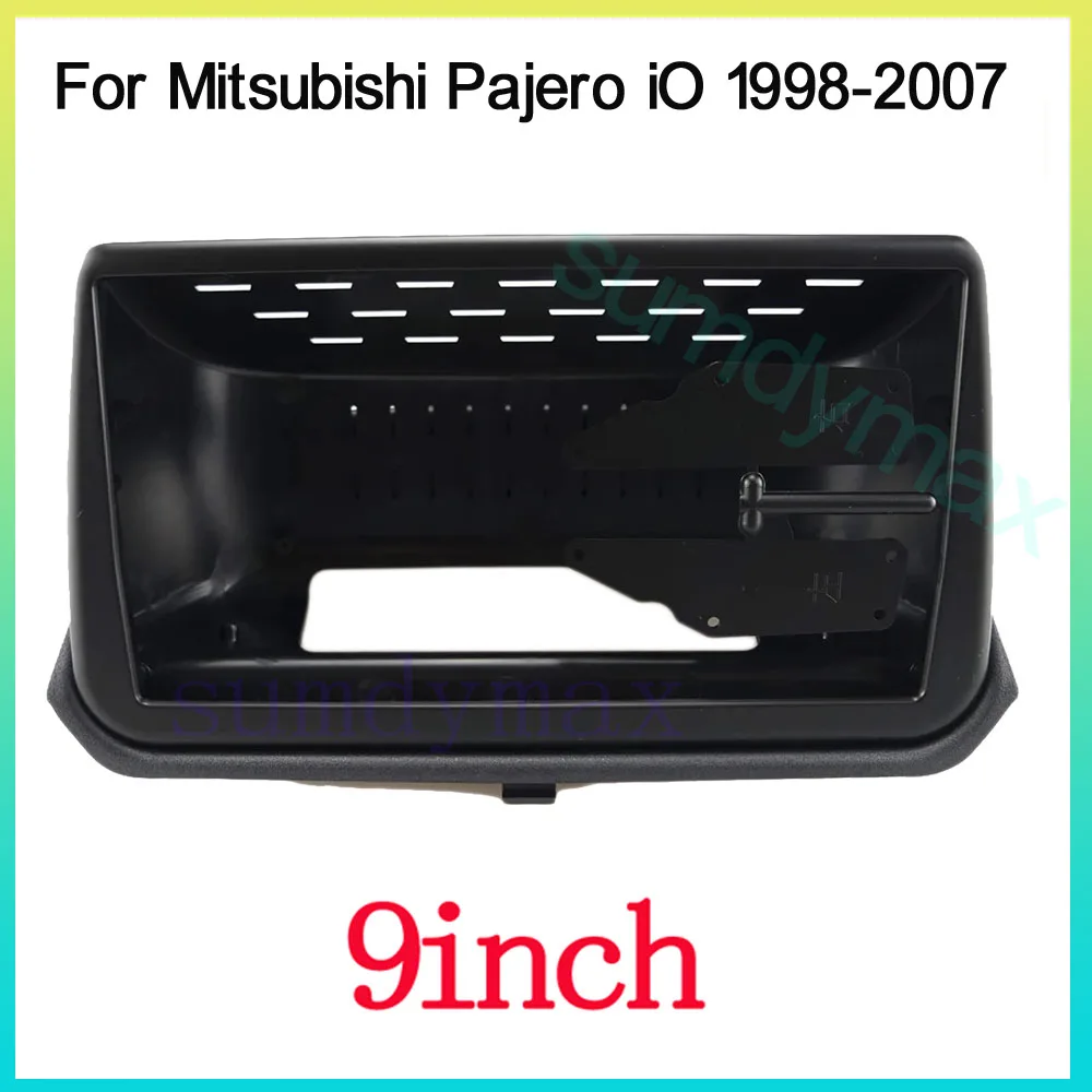 

9-дюймовая 2 Din Автомобильная рама Fascia ДЛЯ Mitsubishi Pajero iO 1998-2007, большой экран, android, автомобильная фотопанель, комплект