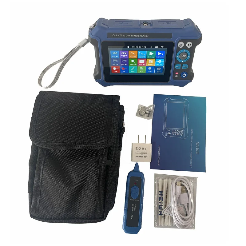 

JW3302K 1550nm Wavelength OTDR 16-IN-1 OPM Optical Time Domain Reflectometer Support 1270/1310/1490/1577nm Online Test