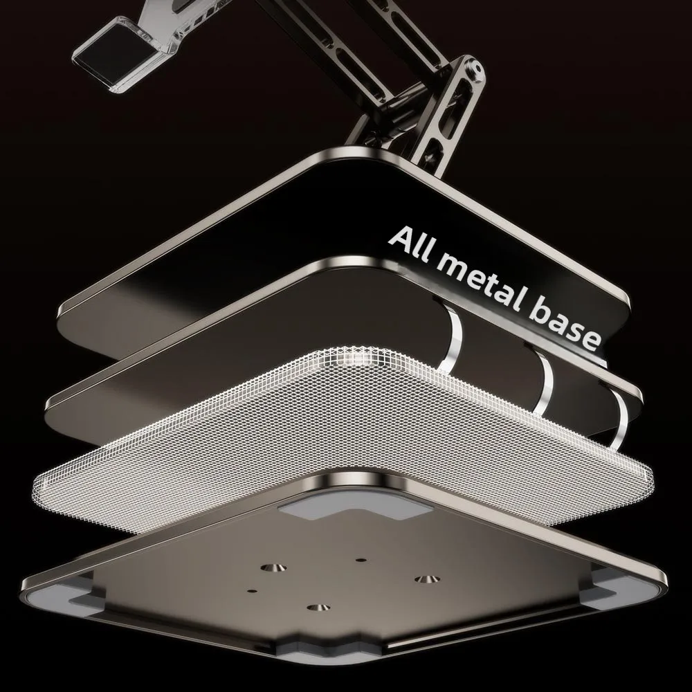 

Складная подставка для планшета Aryclic, прозрачный регулируемый складной держатель для планшета, металлический каркас, многоугольный кронштейн для планшета и телефона