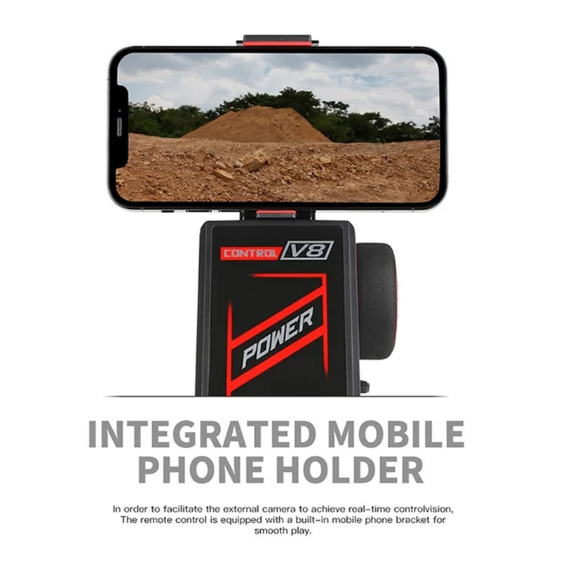 Transmissor de controle remoto B05C-V8 104018-2493 para Wltoys 124008 104016 104018 284010 284161 Novo K969 K989 Peças de reposição de carro RC