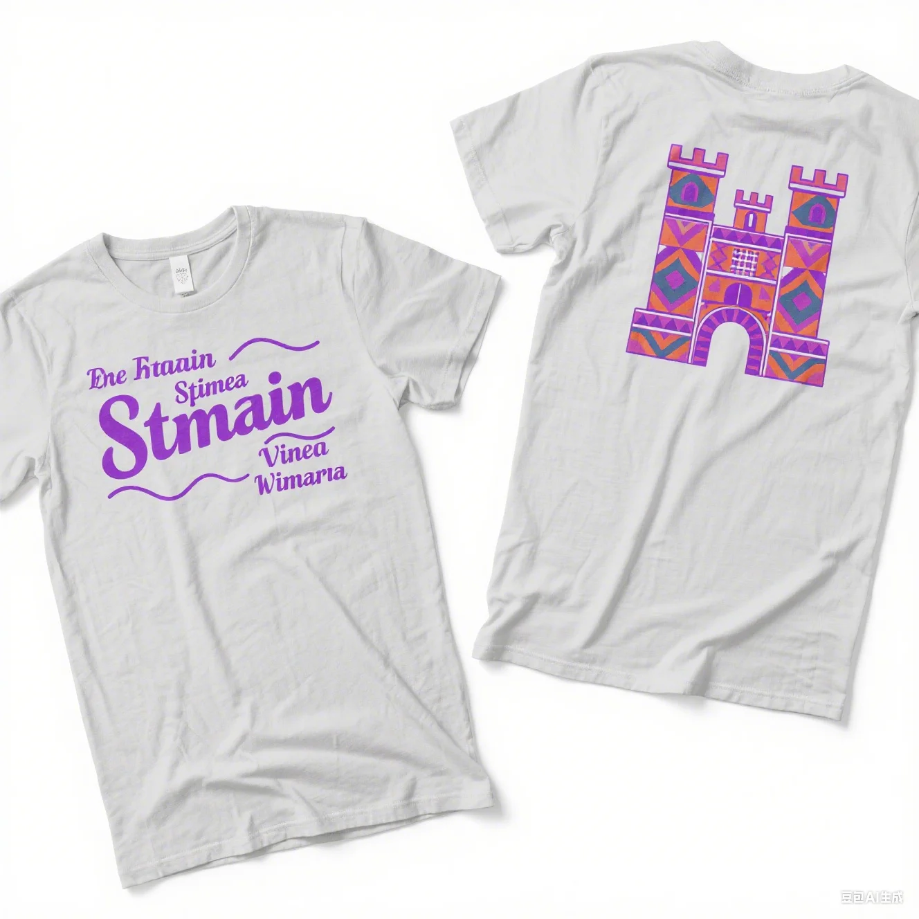 

2025 креативная повседневная футболка с рисунком замка и буквенным принтом для повседневной носки, новая модная мужская футболка с коротким рукавом, мото