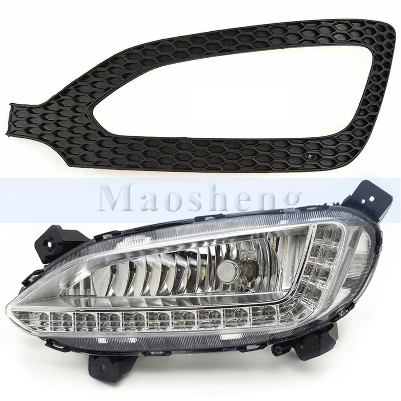 Front Bumper Fog Light For Hyundai Santa Fe Santafe IX45 2013-2015 Fog Lamp Driving Light Lamp Foglight Foglamp