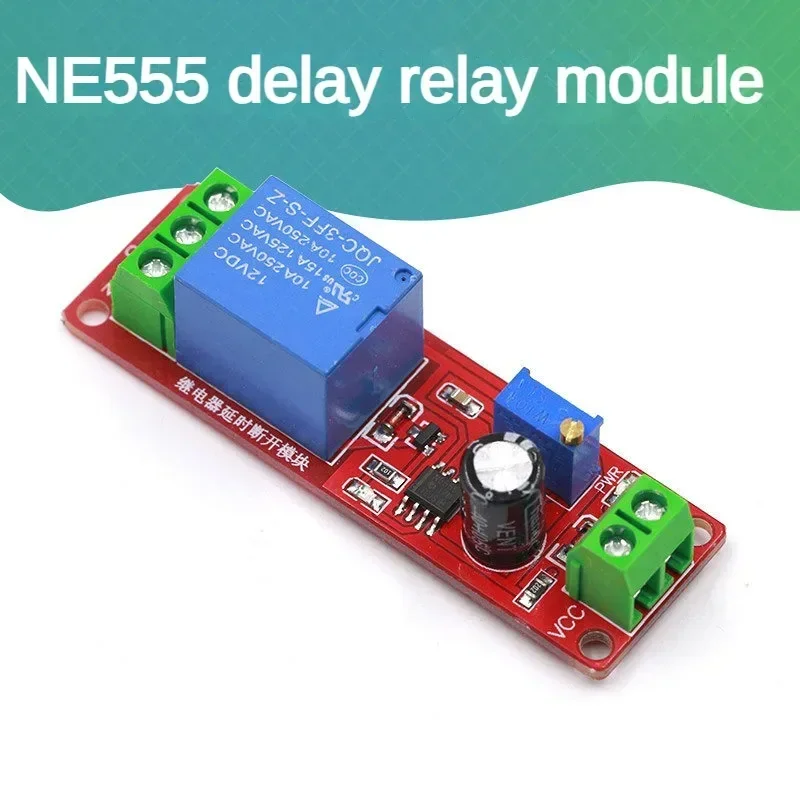 NE555  Timer Switch Adjustable Disconnect Module Time delay relay Module DC 12V Delay relay shield 0~10S