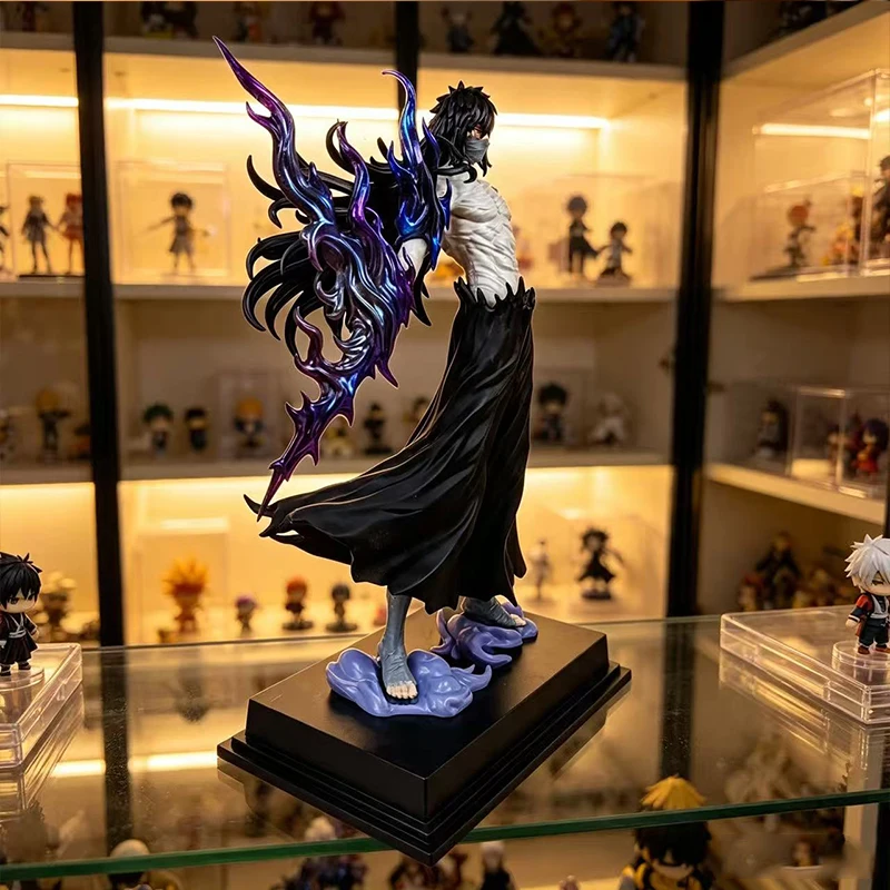 25cm Kurosaki Ichigo No Moon Anime Action Figure Model Statue Desktop Ornament Small Gift Christmas Day Gift Decoration