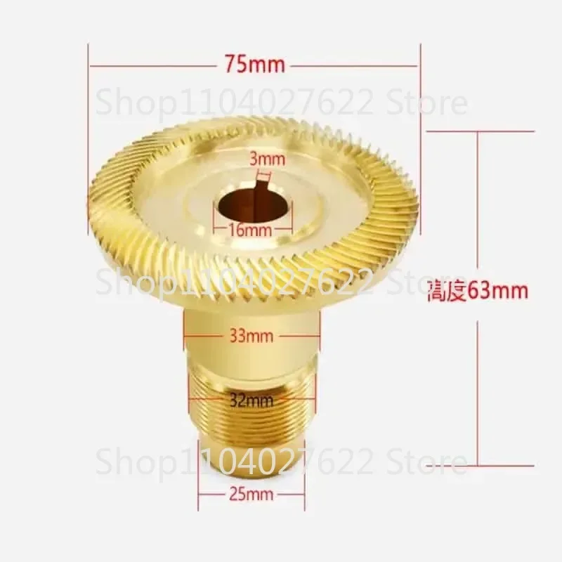 1pc Milling Machine Servo Power Feed Brass CNC Mill Straight Gear For Bridgeport Milli TON-E KENF ALSGS SBS ALIGN