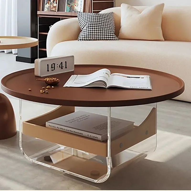 

Modern Coffee Tables Hospitality Simple Table Service Small Low Hall Dressing Mini Night Center Aesthetic Room Furniture Corner